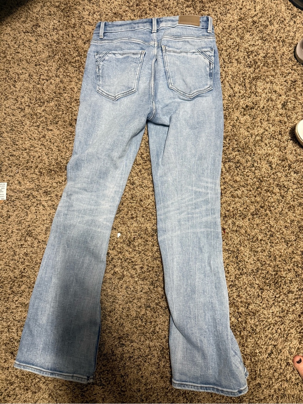 Buckle Light Blue Boot Cut Jeans